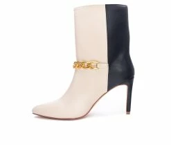 Best Sale π Women's Chinese Laundry Elisha Booties Natural/Black 𧨠9 Best Sale π Women's Chinese Laundry Elisha Booties Natural/Black 𧨠-Journee shop 3 295