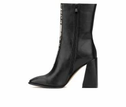 Wholesale ✨ Women's Gabrielle Union January Heeled Ankle Booties Black ❤️ -Journee shop 3 297