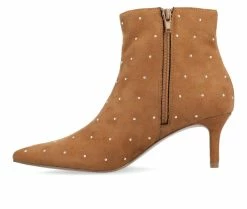 Brand new ✨ Women's Journee Collection Rossia Heeled Booties Tan ✨ -Journee shop 3 315