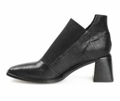 Hot Sale ✨ Women's Journee Signature Stylla Low Ankle Booties Black 🧨 -Journee shop 3 322