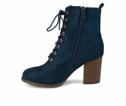 Best Pirce π₯ Women's Journee Collection Baylor Lace-Up Booties Blue π 9 Best Pirce π₯ Women's Journee Collection Baylor Lace-Up Booties Blue π -Journee shop 3 33