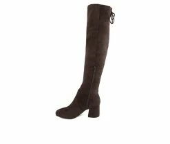 Wholesale 🌟 Women's Sugar Ollie Over-The-Knee 🥾 Boots Chocolate Brown 🔔 -Journee shop 3 340