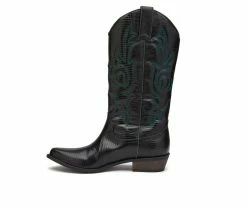 Brand new 🎁 Women's Coconuts By Matisse Amarillo Western 🥾 Boots Black 🛒 -Journee shop 3 35