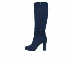 Cheap 🛒 Women's Impo Ovidia Knee High 🥾 Boots Midnight Blue W 🎉 -Journee shop 3 376