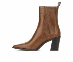 Flash Sale π Women's Torgeis Emilia Booties Cognac π₯° 9 Flash Sale π Women's Torgeis Emilia Booties Cognac π₯° -Journee shop 3 381