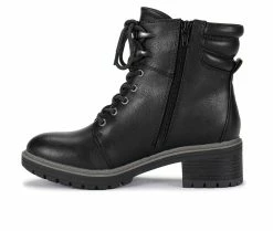 Hot Sale 👏 Women's Baretraps Akira Lace Up Booties Black 💯 -Journee shop 3 382