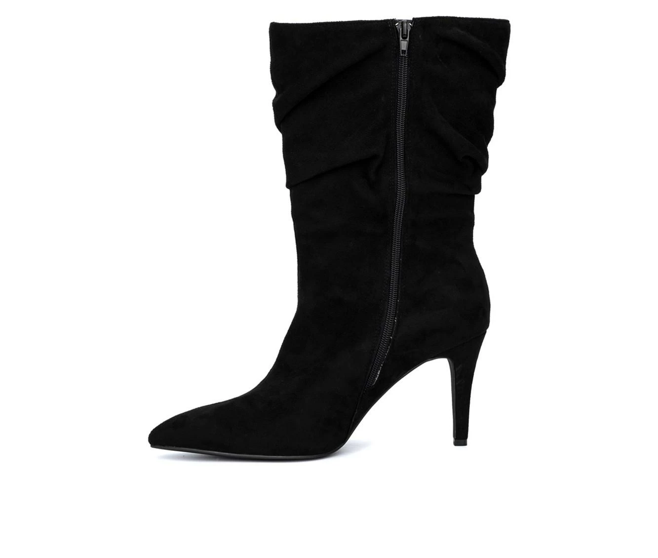 New π Women's Fashion To Figure Fiona WC Mid Calf π₯Ύ Boots Black Wide β 4 New π Women's Fashion To Figure Fiona WC Mid Calf π₯Ύ Boots Black Wide β - Image 4