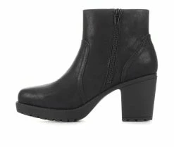 Outlet 🛒 Women's Sugar Shellbee Booties Black 👏 -Journee shop 3 41