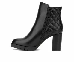 Best Pirce ❤️ Women's New York And Company Emmalynn Heeled Booties Black ✔️ 9 Best Pirce ❤️ Women's New York And Company Emmalynn Heeled Booties Black ✔️ -Journee shop 3 415