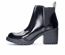 Brand new ⭐ Women's Dirty Laundry Lido Lugged Chelsea 🥾 Boots Smooth Black 😉 -Journee shop 3 45