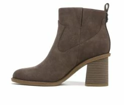 Flash Sale 😀 Women's Dr. Scholls Rodeo Western Inspired Booties Chestnut Brown 🛒 -Journee shop 3 465