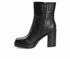 Best reviews of 🤩 Women's Journee Collection Brittany Block Heel Booties Black 🥰 -Journee shop 3 466