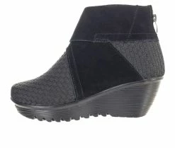 Flash Sale 😍 Women's Bernie Mev Jacqueline Wedge Booties Black ❤️ -Journee shop 3 468