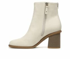 Best Pirce 👍 Women's Dr. Scholls Ride Away Heeled Chelsea Booties White Cap ⭐ -Journee shop 3 486