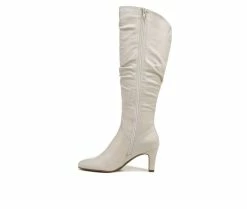Deals 💯 Women's LifeStride Glory Knee High 🥾 Boots Almond Milk 😍 -Journee shop 3 503