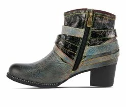 Wholesale 🧨 Women's L'Artiste Zhamsha-Shine Western Booties Blue Multi 👍 -Journee shop 3 527