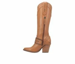 Best Sale ⌛ Women's Dingo Boot Masquerade Western 🥾 Boots Camel ✨ -Journee shop 3 540