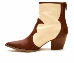 Best Pirce 🔔 Women's Coconuts By Matisse Marvin Western 🥾 Boots Saddle ⭐ -Journee shop 3 545
