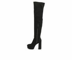 Best Pirce π Women's London Rag Bubble Platform Knee High π₯Ύ Boots Black Suede π 9 Best Pirce π Women's London Rag Bubble Platform Knee High π₯Ύ Boots Black Suede π -Journee shop 3 584