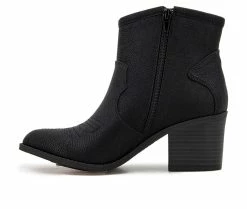 Flash Sale ❤️ Women's Unionbay Cowgal Western 🥾 Boots Black ⌛ 9 Flash Sale ❤️ Women's Unionbay Cowgal Western 🥾 Boots Black ⌛ -Journee shop 3 592