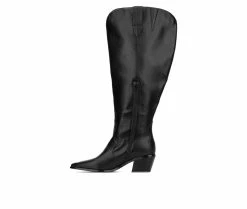 Cheap 👍 Women's Fashion To Figure Mariana XWC Knee High 🥾 Boots Black Wide 😍 -Journee shop 3 62