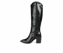 Cheap 🔥 Women's Journee Collection Daria Knee High 🥾 Boots Black 🥰 -Journee shop 3 620