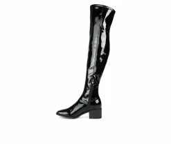 Cheapest 🎉 Women's Journee Collection Mariana Over-The-Knee 🥾 Boots Black 🌟 -Journee shop 3 624