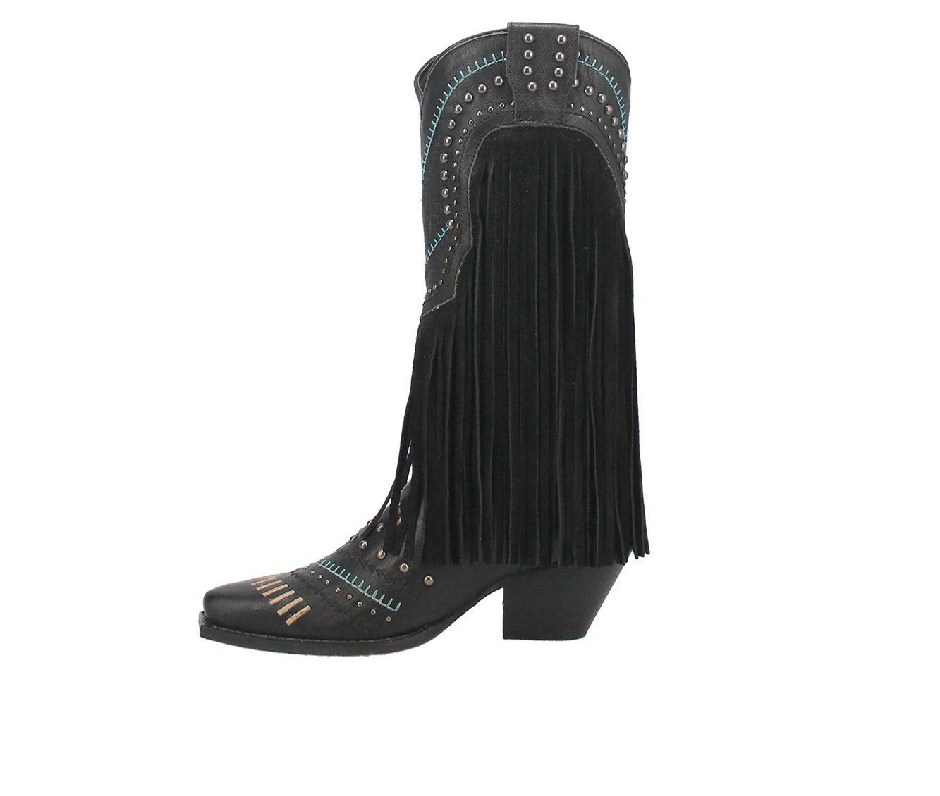 Cheap π€© Women's Dingo Boot Gypsy Cowboy π₯Ύ Boots Black π 4 Cheap π€© Women's Dingo Boot Gypsy Cowboy π₯Ύ Boots Black π - Image 4