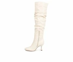 Flash Sale 🔥 Women's Journee Collection Kindy Wide Calf Knee High 🥾 Boots Bone ❤️ -Journee shop 3 651