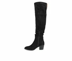 Hot Sale 🛒 Women's Journee Collection Zivia Over-The-Knee 🥾 Boots Black ✔️ -Journee shop 3 663