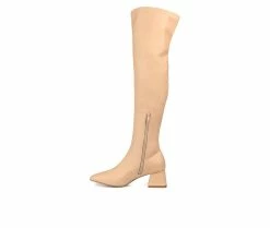 Cheap 🌟 Women's Journee Collection Melika Wide Calf Over-The-Knee 🥾 Boots Tan 👏 -Journee shop 3 680