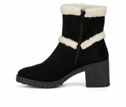 New ✨ Women's Olivia Miller Andrea Winter Booties Black 👍 -Journee shop 3 699