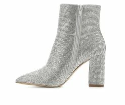 Best Sale π Women's Madden Girl Flex Booties Silver π€© 9 Best Sale π Women's Madden Girl Flex Booties Silver π€© -Journee shop 3 7