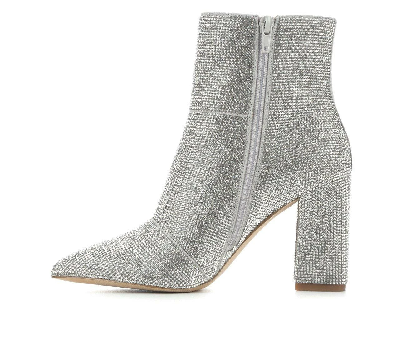 Best Sale π Women's Madden Girl Flex Booties Silver π€© 4 Best Sale π Women's Madden Girl Flex Booties Silver π€© - Image 4