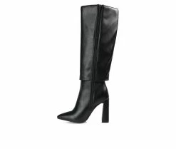 New 🥰 Women's Journee Collection Aurorra Wide Calf Knee High 🥾 Boots Black ⭐ 9 New 🥰 Women's Journee Collection Aurorra Wide Calf Knee High 🥾 Boots Black ⭐ -Journee shop 3 704