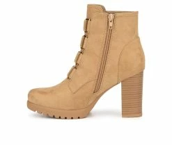 Promo 💯 Women's New York And Company Kai Booties Nude 🌟 -Journee shop 3 708