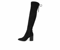 Best deal 😉 Women's Journee Collection Paras Extra Wide Calf Over-The-Knee 🥾 Boots Black ✨ -Journee shop 3 716