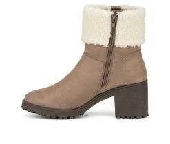Top 10 😀 Women's Olivia Miller Amy Winter Booties Sand 👍 -Journee shop 3 739