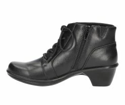 Flash Sale 🤩 Women's Easy Street Zelene Lace-Up Booties Black WW 🔥 9 Flash Sale 🤩 Women's Easy Street Zelene Lace-Up Booties Black WW 🔥 -Journee shop 3 743