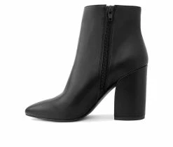 Buy ⌛ Women's Sugar Evvie Booties Black Smooth 🔥 -Journee shop 3 75
