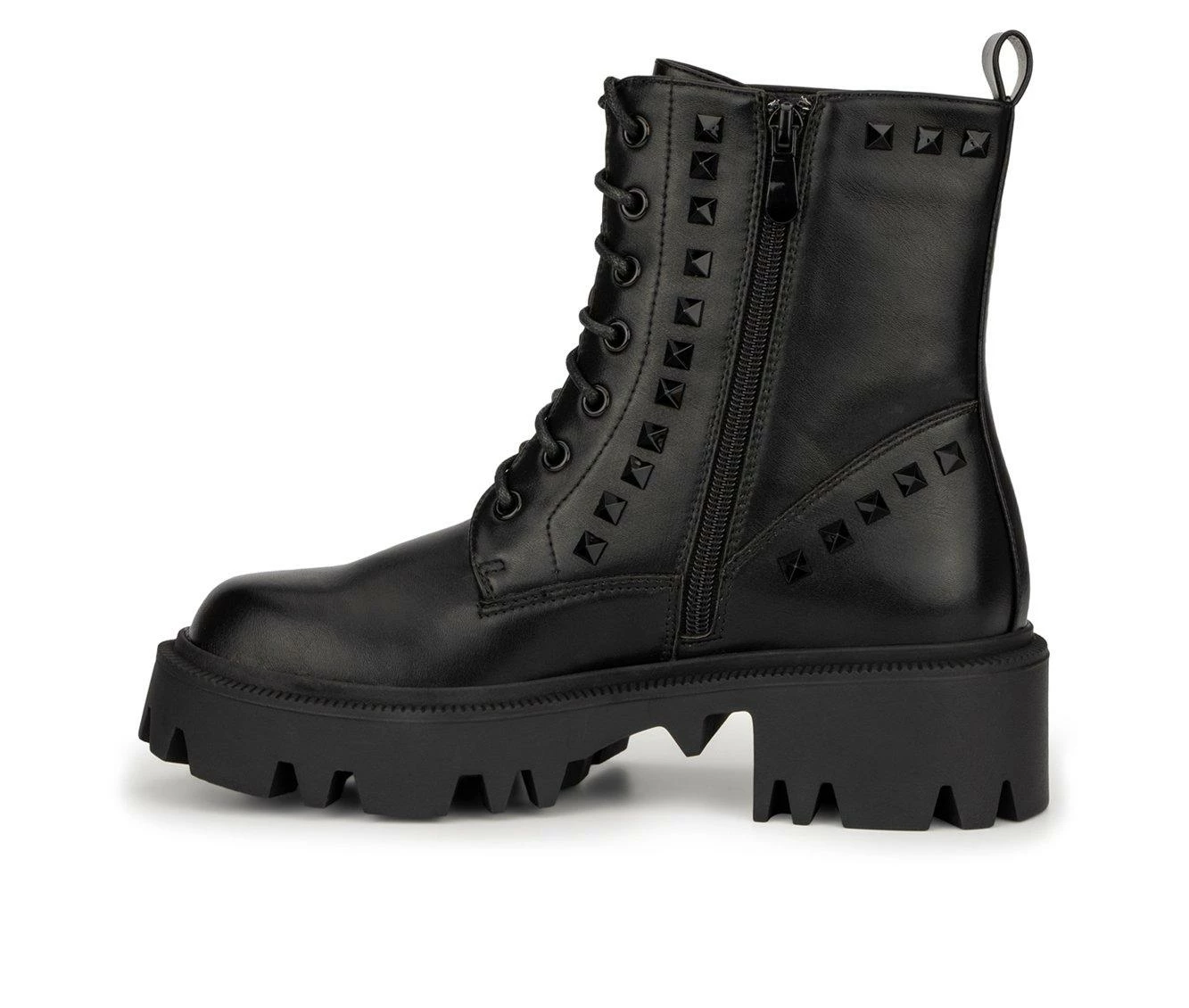 Flash Sale β Women's Olivia Miller Zoey Combat Platform Combat π₯Ύ Boots Black 𧨠4 Flash Sale β Women's Olivia Miller Zoey Combat Platform Combat π₯Ύ Boots Black 𧨠- Image 4
