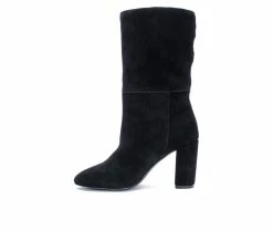 Cheapest ❤️ Women's Chinese Laundry Keep Up Mid 🥾 Boots Black 🎉 -Journee shop 3 777