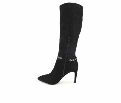 Budget 🌟 Women's XOXO Talayah Knee High 🥾 Boots Black 🌟 -Journee shop 3 786