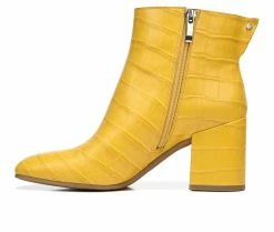 Hot Sale 😉 Women's Franco Sarto Tina 2 Booties Yellow 😀 -Journee shop 3 816