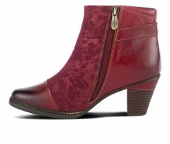 Top 10 🎁 Women's L'Artiste So Cute Booties Bordeaux 🧨 -Journee shop 3 817