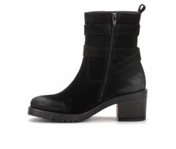 Buy 👍 Women's Vintage Foundry Co Charmaine Moto 🥾 Boots Black ⭐ -Journee shop 3 834