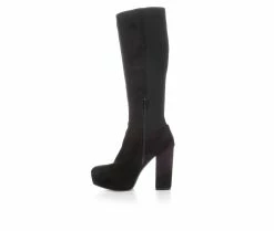 Promo 🥰 Women's Y-Not Legal Knee High 🥾 Boots Black 😉 -Journee shop 3 86