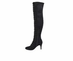 Brand new ❤️ Women's Journee Collection Trill Wide Calf Over-The-Knee 🥾 Boots Black ✔️ -Journee shop 3 880