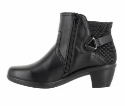 Flash Sale 😍 Women's Easy Street Dawnta Booties Black Pleated ❤️ -Journee shop 3 897