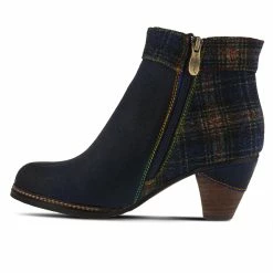 Discount 🤩 Women's L'Artiste Scottala Booties Navy Multi 💯 -Journee shop 3 899